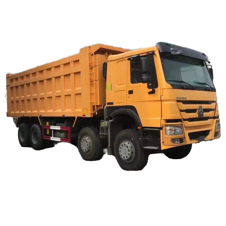 Hot Selling SINOTRUK Used 371HP 400HP 12 Wheels HOWO 8x4 Tipper Dump Tipper Truck for Sale in Mauritania